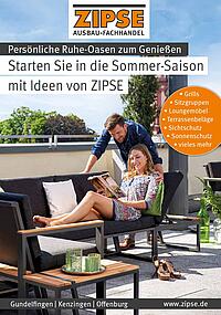 Titelbild Zipse Katalog - Wohnen im Garten 2023 Hochwertige Gartenmöbel, Grills uvm. in der Region Freiburg, Offenburg und Umgebung